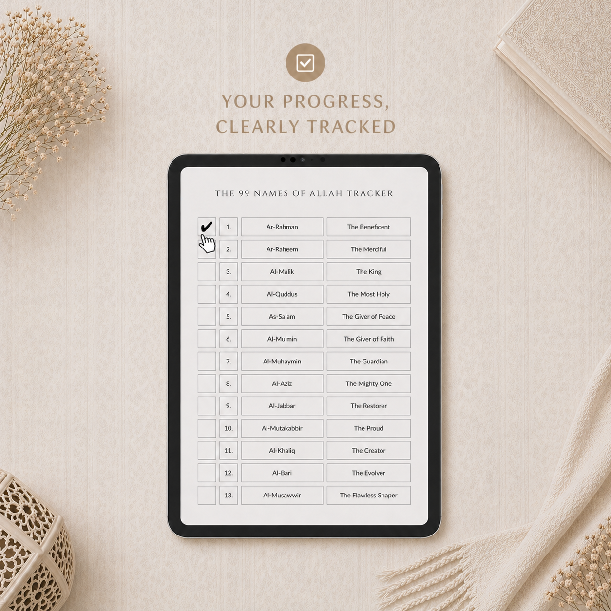 Learn The 99 Names In a Way That Actually Stays With You